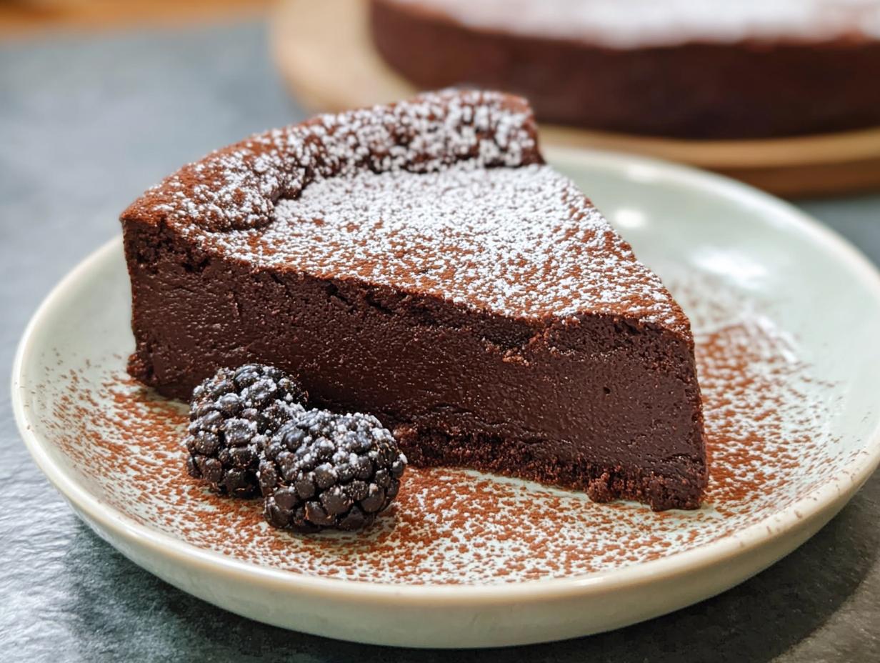 Amazing Flourless Chocolate Torte 450 Cal - Flourless Chocolate Torte - additional detail