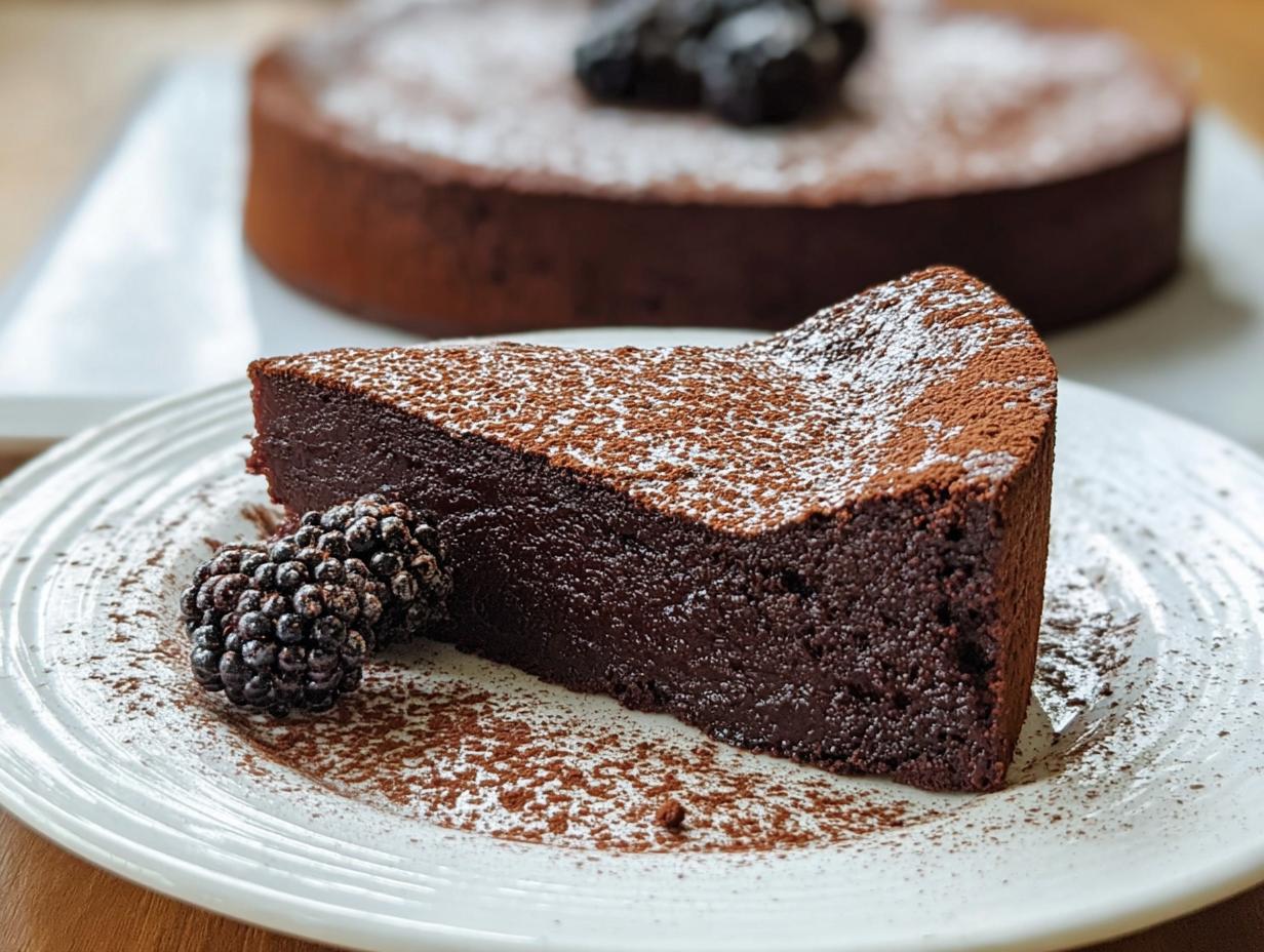 Amazing Flourless Chocolate Torte 450 Cal - Flourless Chocolate Torte - additional detail