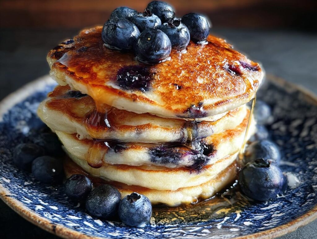 Fluffiest Blueberry Pancakes
