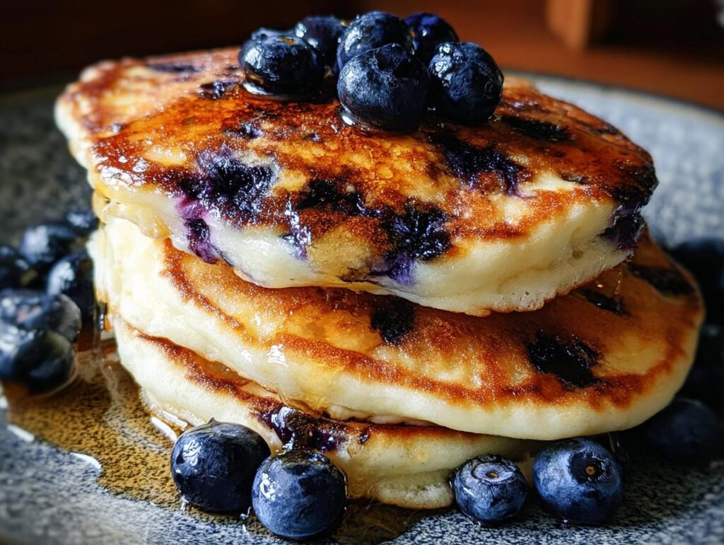 Fluffiest Blueberry Pancakes