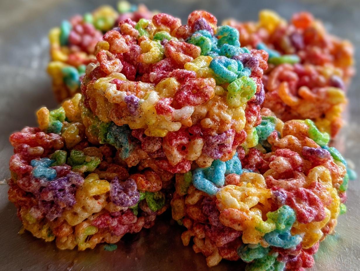 Fruity Pebbles Treats Delightful: 1 Amazing Recipe - Fruity Pebbles Treats Delightful - additional detail