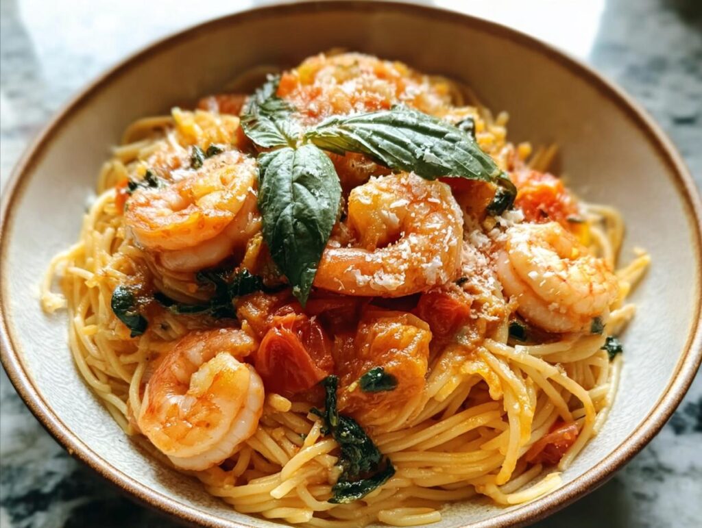 Garlic Butter Capellini Pomodoro