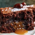 Gooey Salted Caramel Brownies
