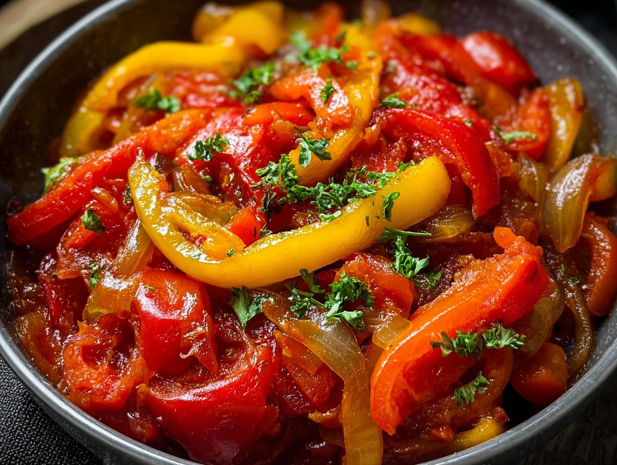 Authentic Italian Peperonata Stew Joy - Italian Peperonata Stew - main visual representation