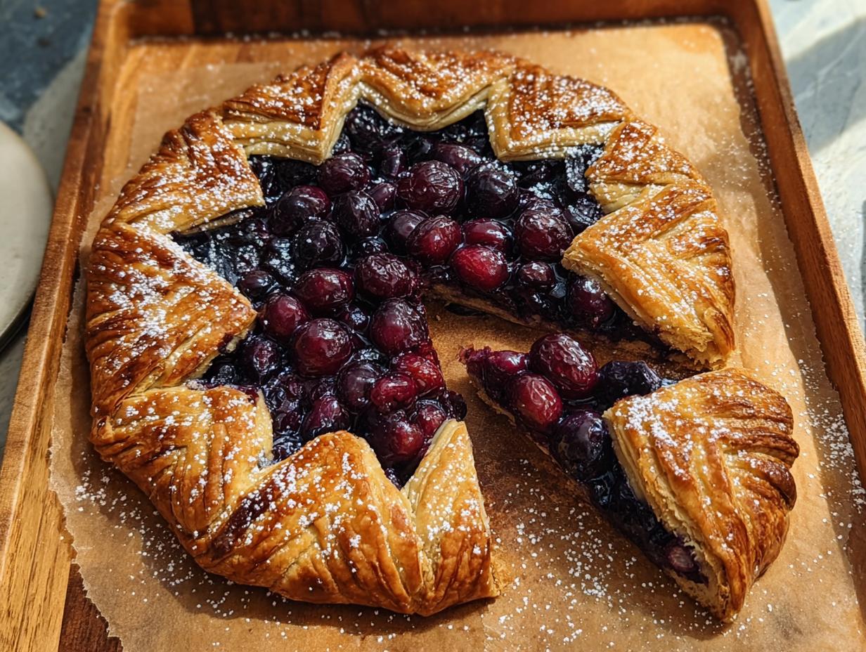 Amazing Jammy Grape Galette: 1 Easy Recipe - Jammy Grape Galette - additional detail
