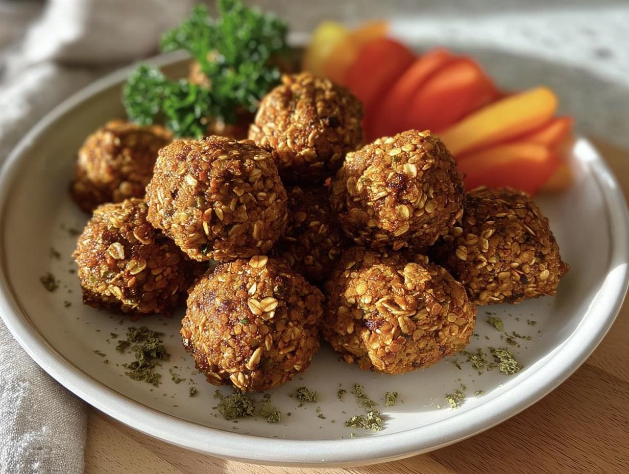Lentil Meatballs: 1 Secret to Perfect Texture - Lentil Meatballs - additional detail