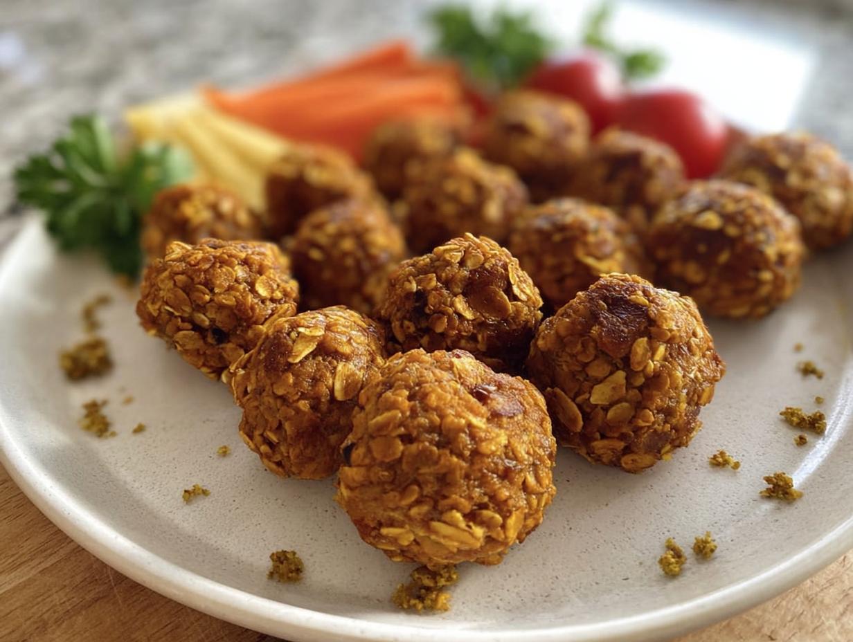 Lentil Meatballs: 1 Secret to Perfect Texture - Lentil Meatballs - additional detail