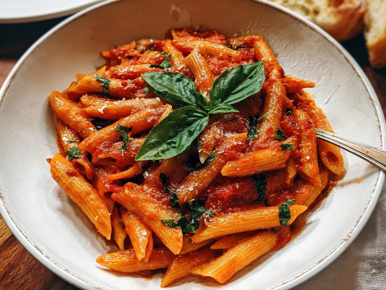 Penne Arrabbiata: Quick & Spicy 30-Min Dinner - Penne Arrabbiata - additional detail