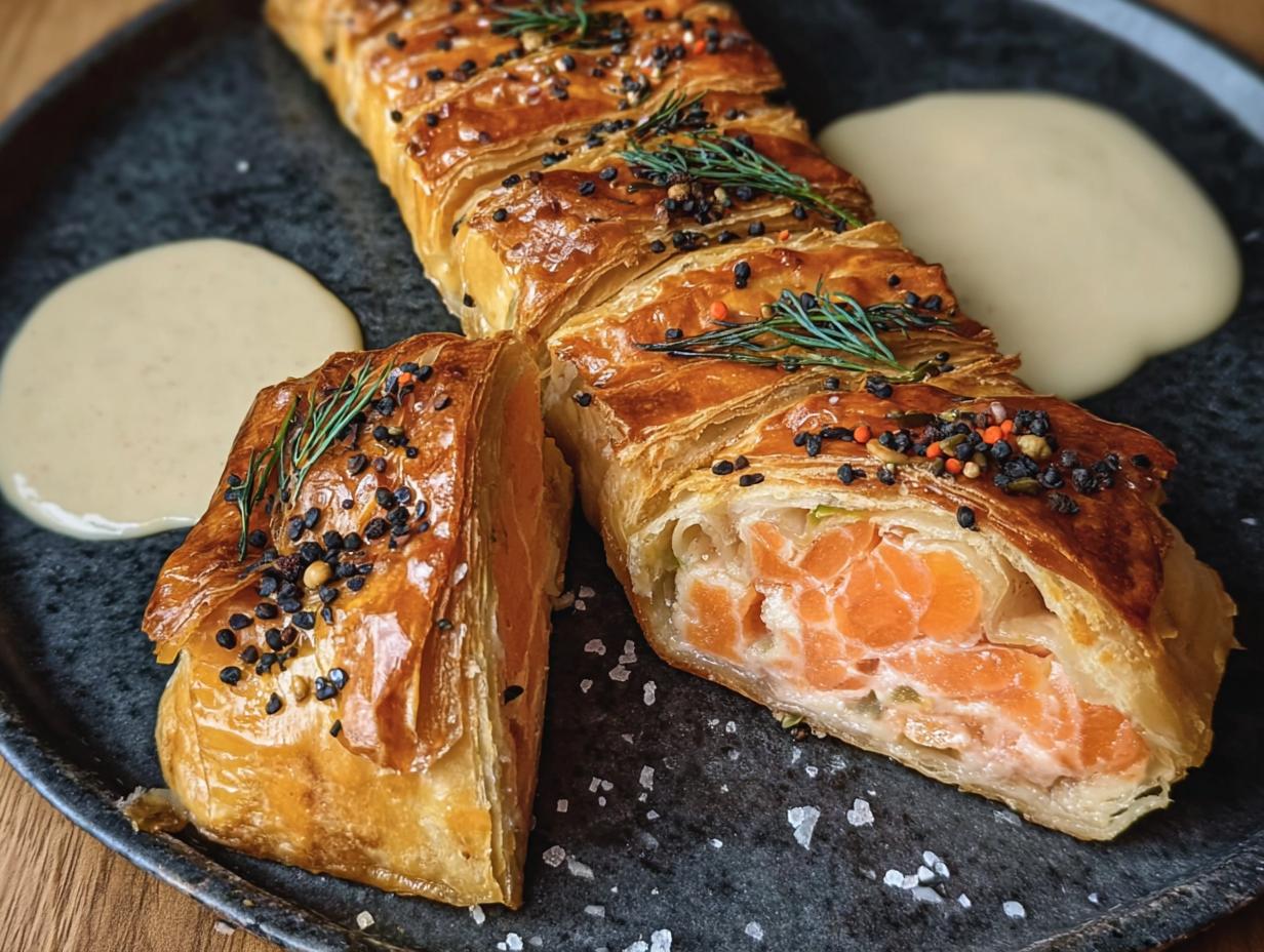 Amazing Salmon Strudel: Quick & Easy Recipe - Salmon Strudel - main visual representation