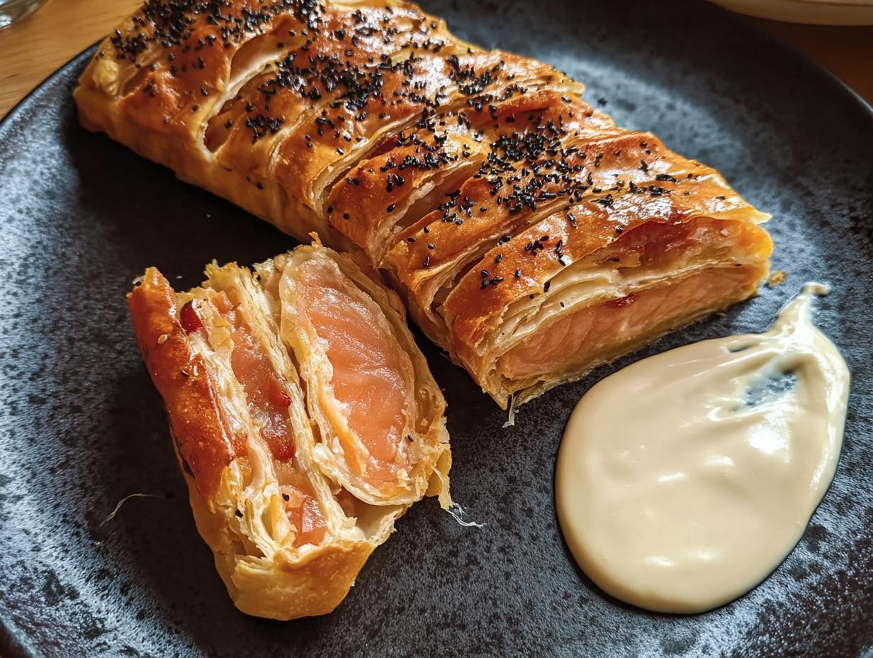 Amazing Salmon Strudel: Quick & Easy Recipe - Salmon Strudel - additional detail