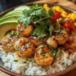 Shrimp Mango Rice Bowls