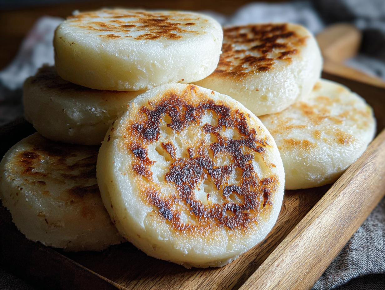 Sourdough Discard English Muffins: Astonishing 10 - Sourdough Discard English Muffins - additional detail