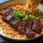 Spicy Korean Ramen Grilled