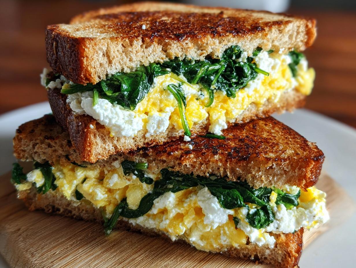Spinach Feta Protein Grilled