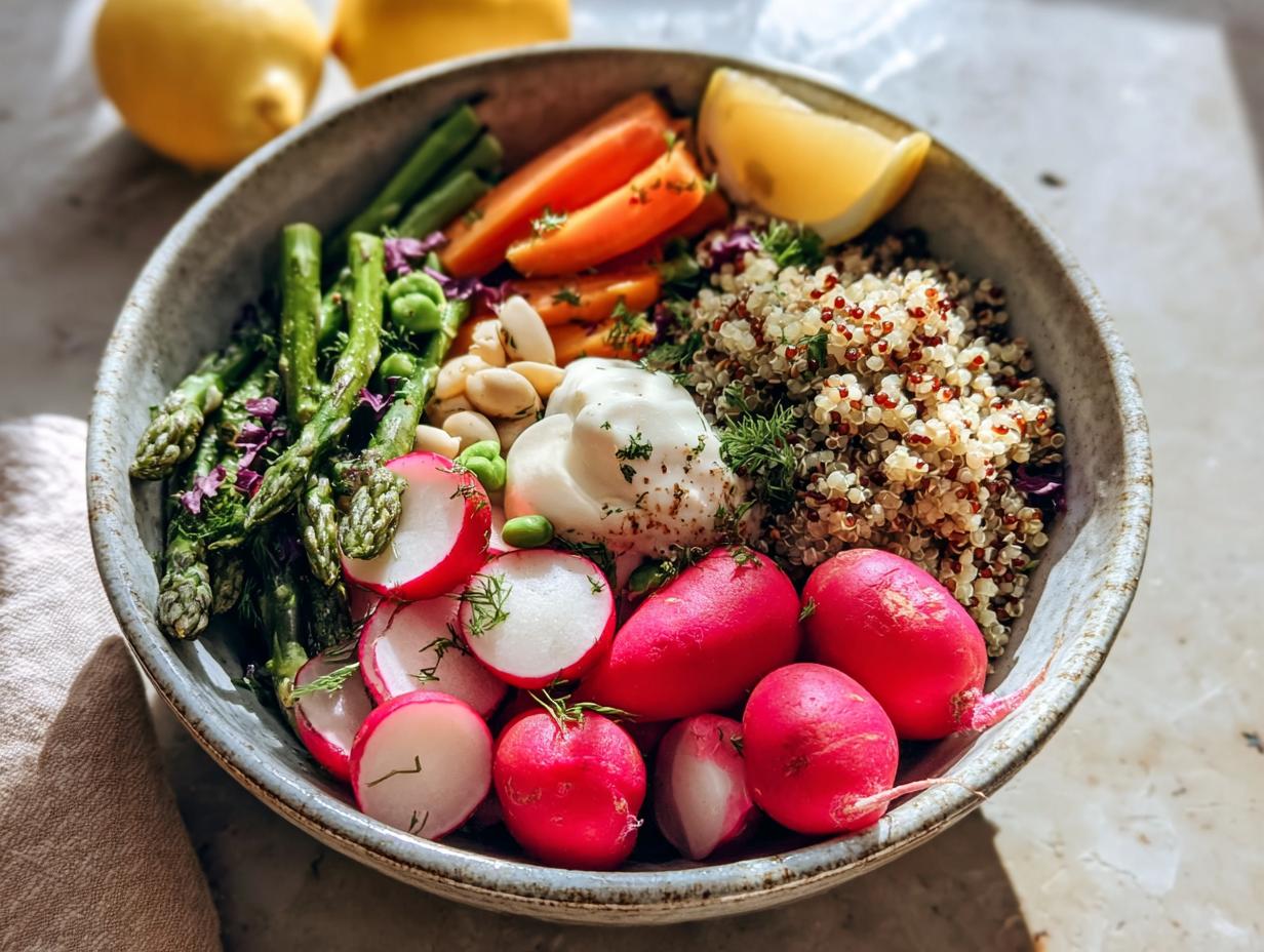 Spring Buddha Bowl Quinoa