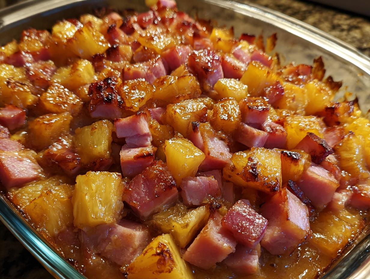 Sweet Pineapple Ham Bake: 30-Min Holiday Bliss - Sweet Pineapple Ham Bake - additional detail