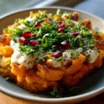 Sweet Potato Pakora Chaat