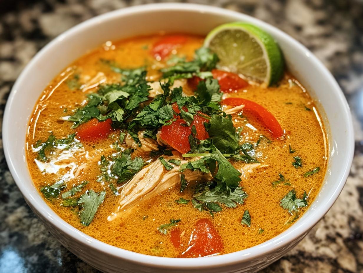 Thai Coconut Chicken Soup: 15-Minute Bliss - Thai Coconut Chicken Soup - additional detail