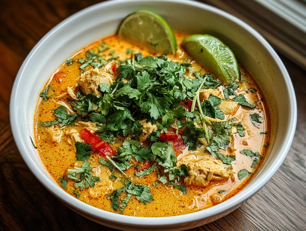 Thai Coconut Chicken Soup: 15-Minute Bliss - Thai Coconut Chicken Soup - additional detail