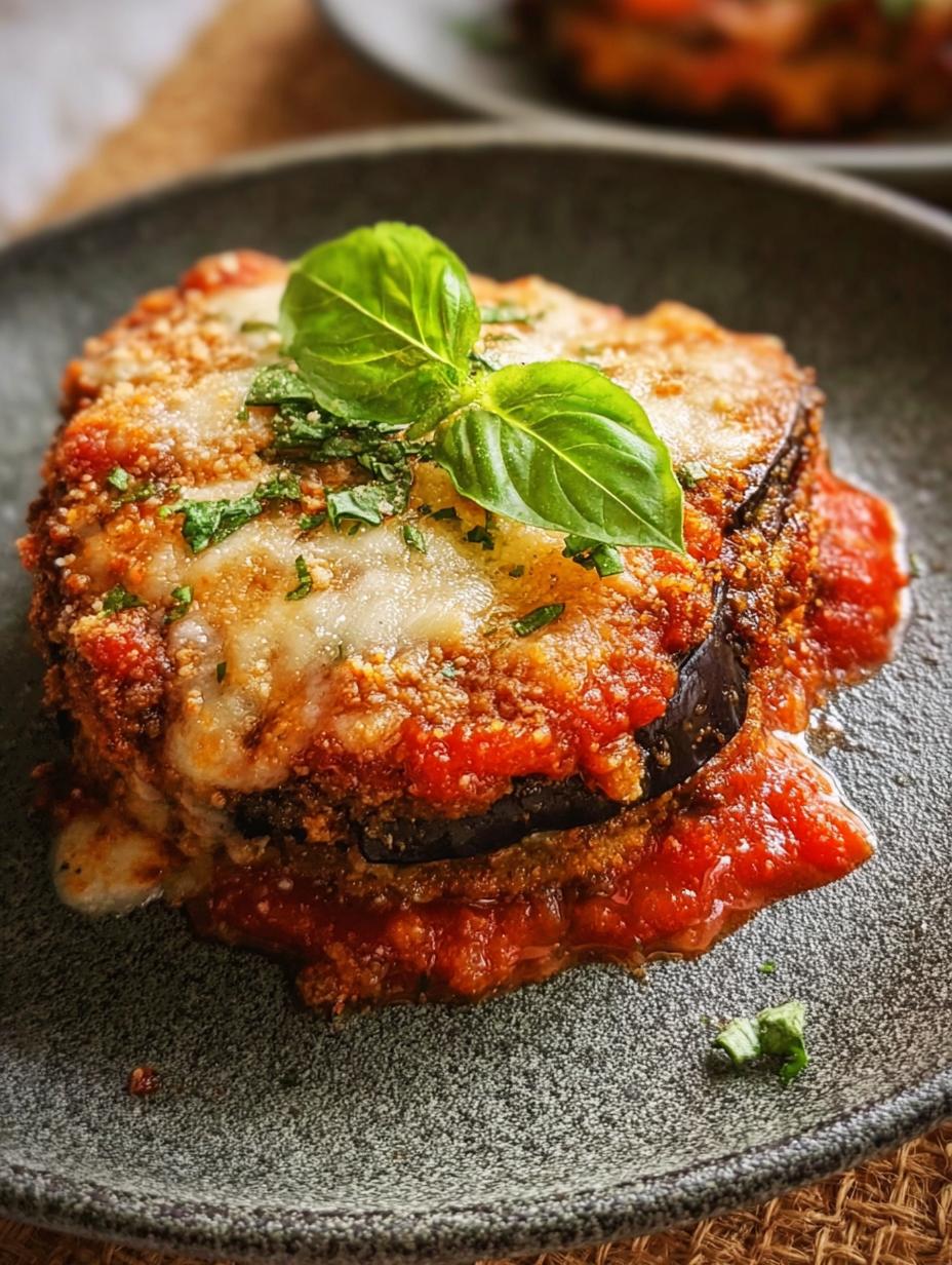 Air Fryer Eggplant Parmesan