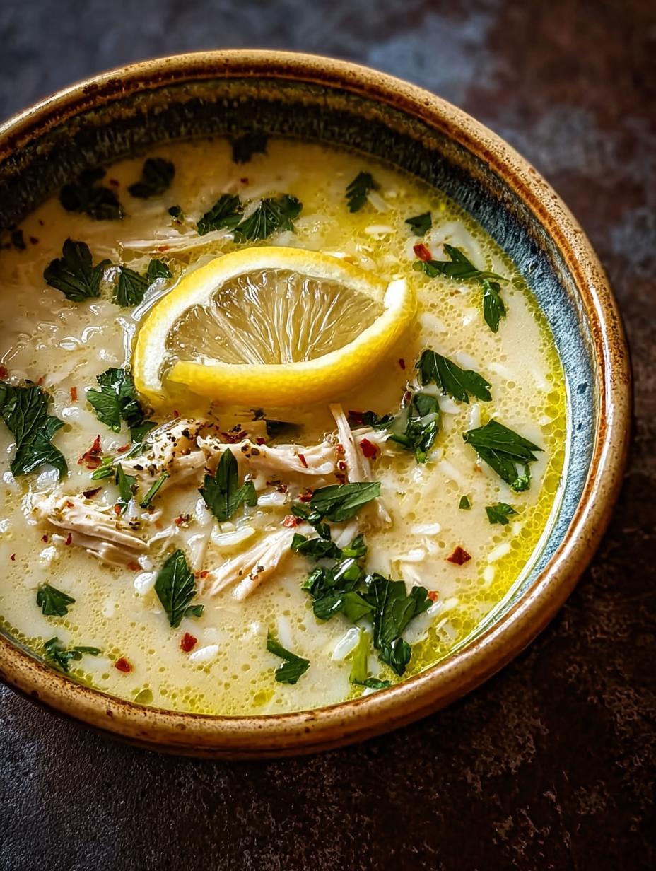 Avgolemono Soup Creamy Greek