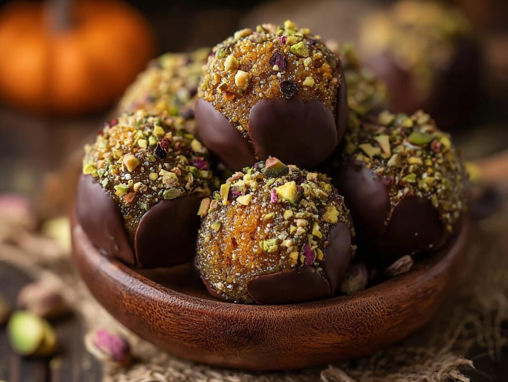 Bake Vegan Pumpkin Truffles