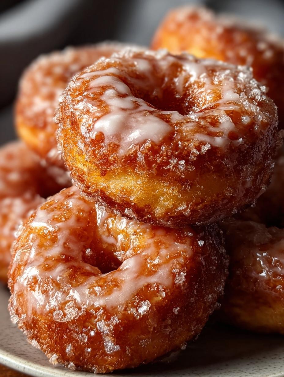 Baked Apple Donuts with Sweet Maple Glaze for Fall - Baked Apple Donuts with - main visual representation