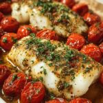 Baked Cod Tomatoes