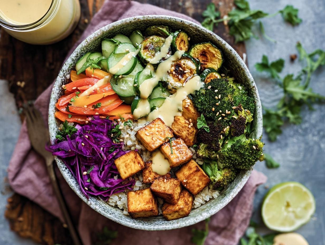 Buddha Bowl Veggies Tahini: Delicious 1-pan Dinner - Buddha Bowl Veggies Tahini - additional detail
