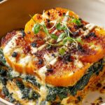 Butternut Squash Creamed Spinach