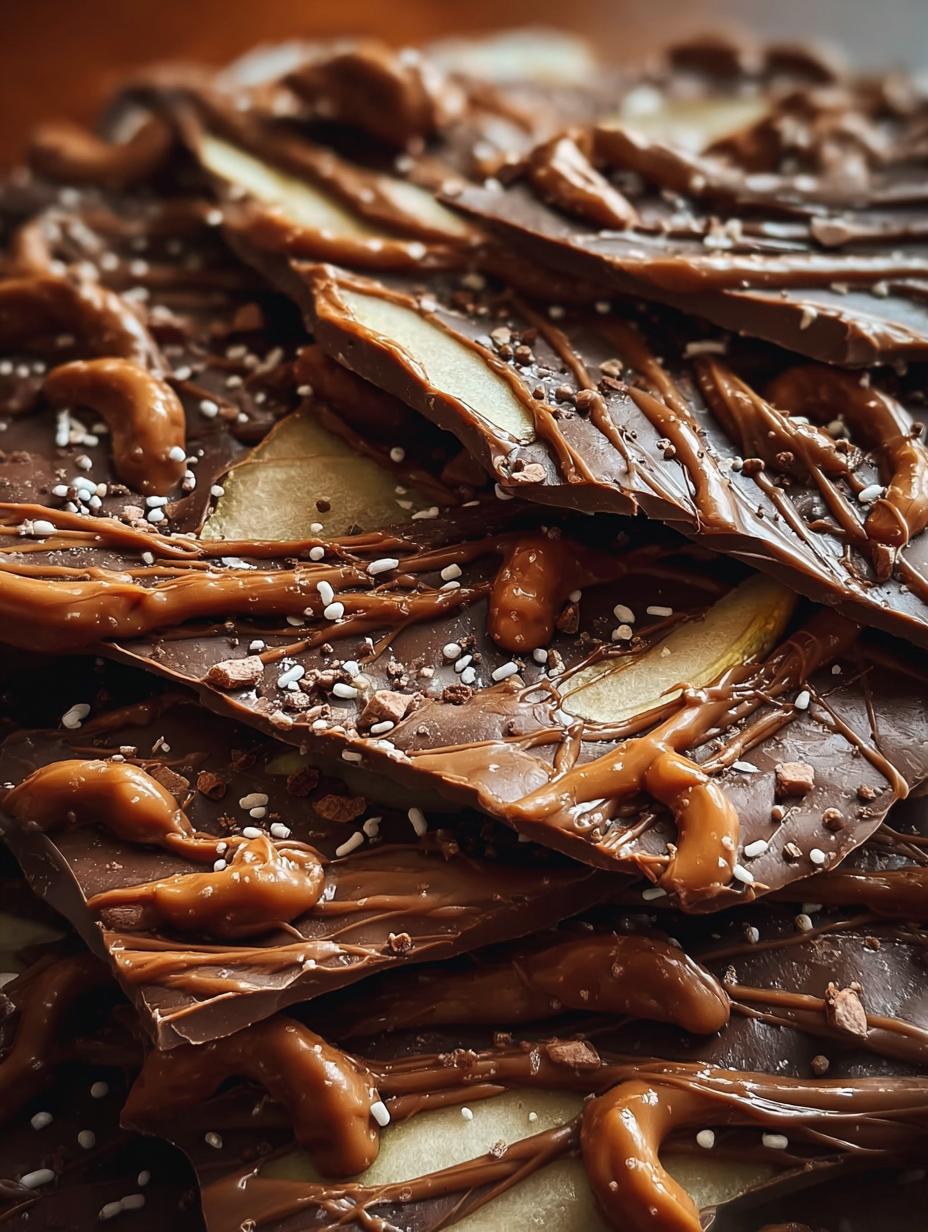 Caramel Apple Bark Dessert: 1 Amazing No-Bake Treat - Caramel Apple Bark Dessert - additional detail