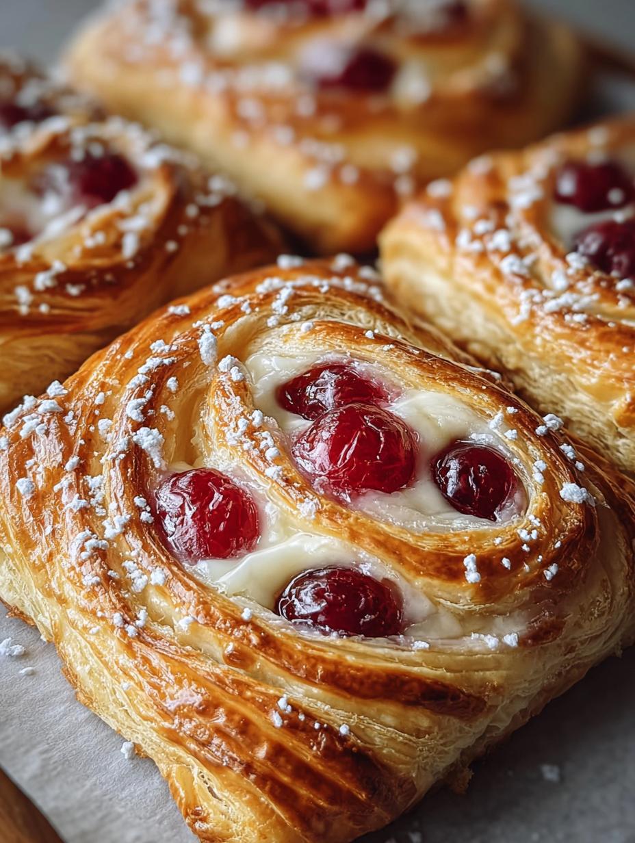 Cherry Danish Pastry Treats
