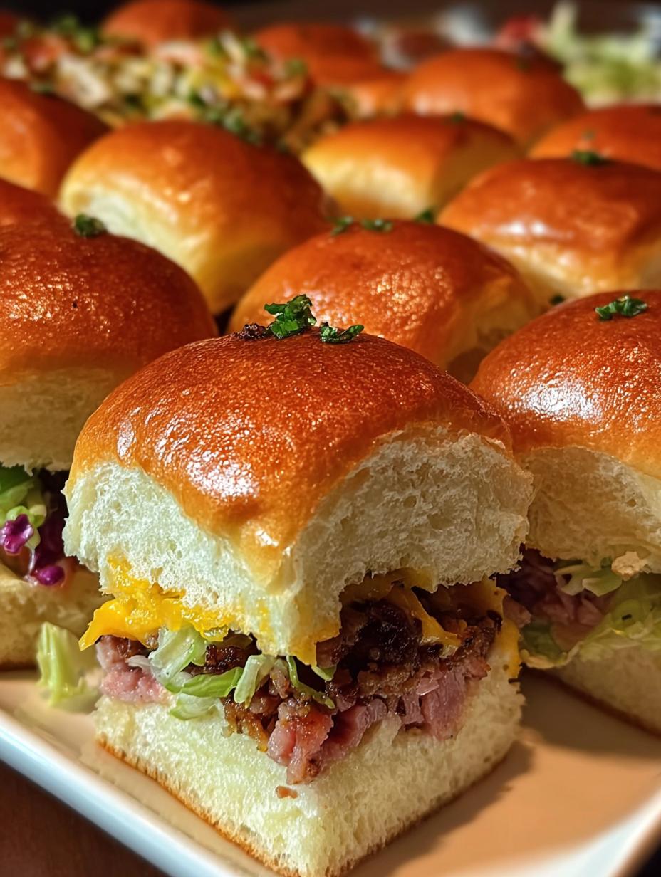 Chopped Club Sliders Bites