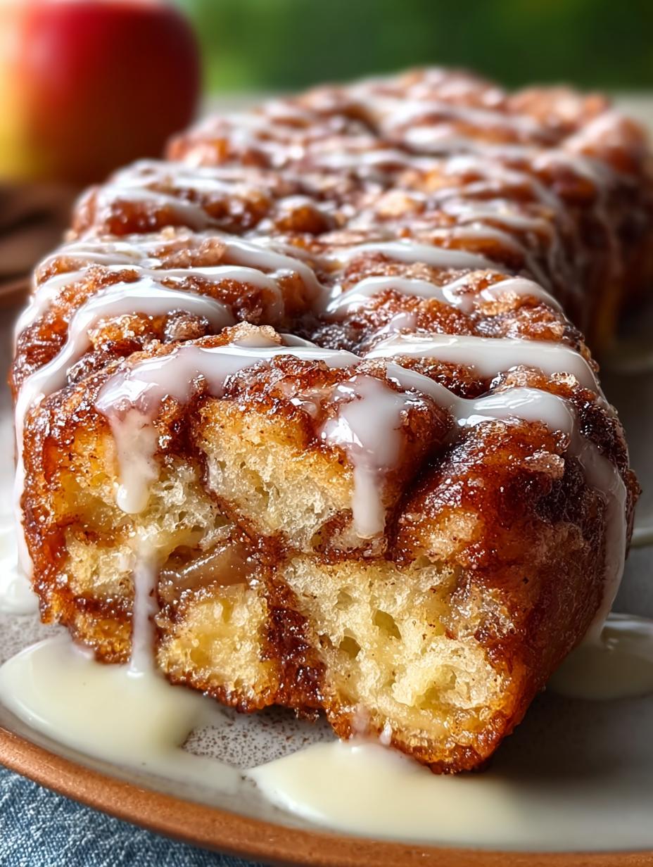 Cinnamon Swirl Apple Fritter