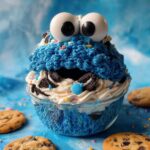 Cookie Monster Fluff Dessert
