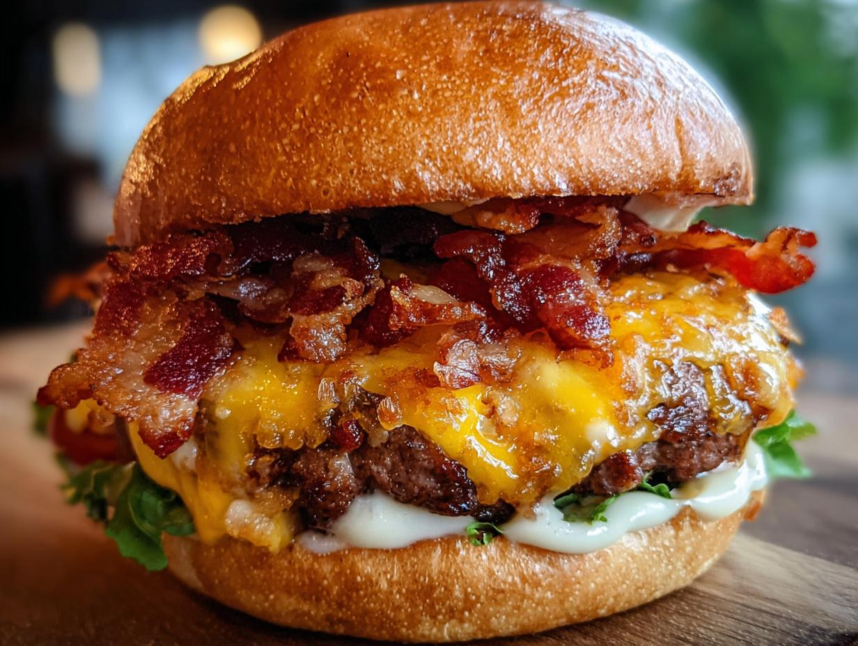 Crack Burgers Bacon Cheddar