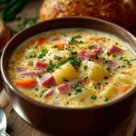 Creamy Cheesy Ham Chowder