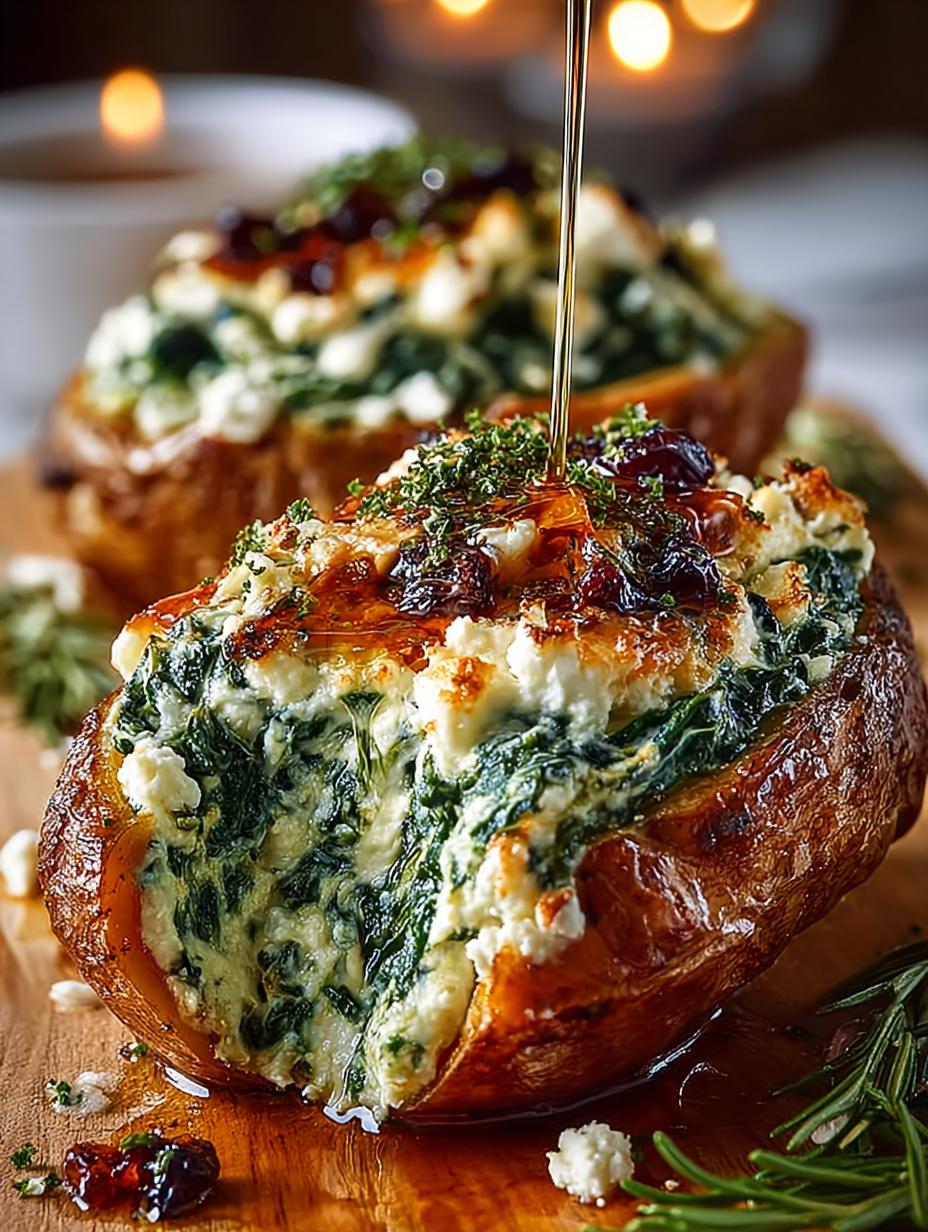 Creamy Ricotta Spinach Stuffed Sweet Potatoes Delight - Creamy Ricotta Spinach Stuffed - main visual representation