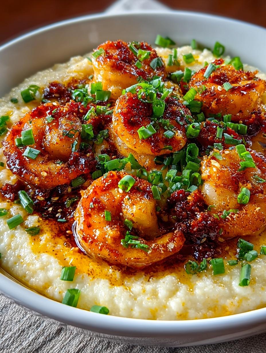 Crispy Cajun Shrimp Grits