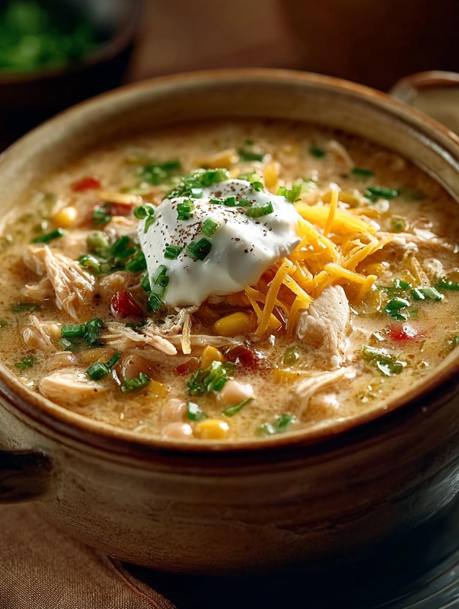 Crockpot White Chicken Chili