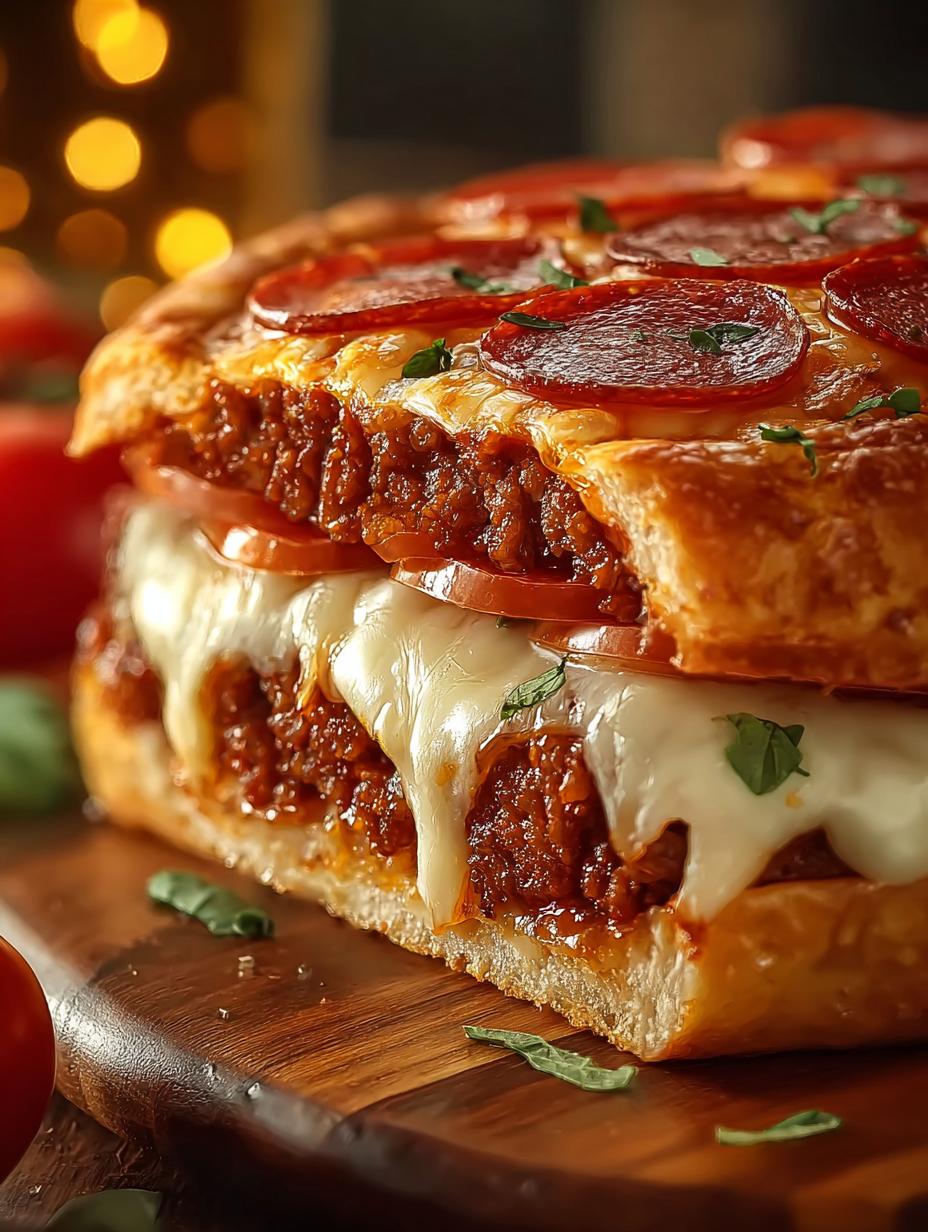 Deep Hamburger Sausage Pepperoni