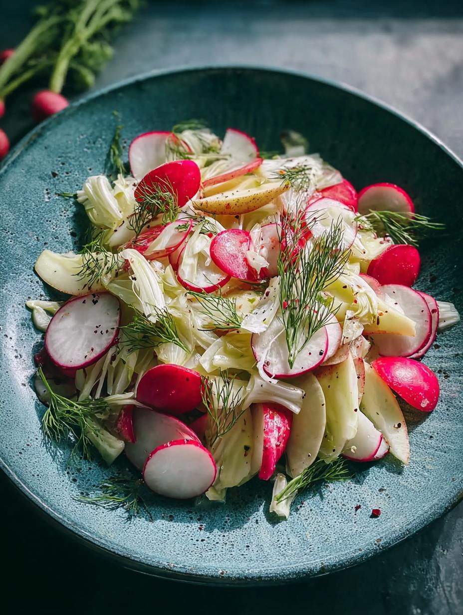 Fennel Salad Apples Radishes