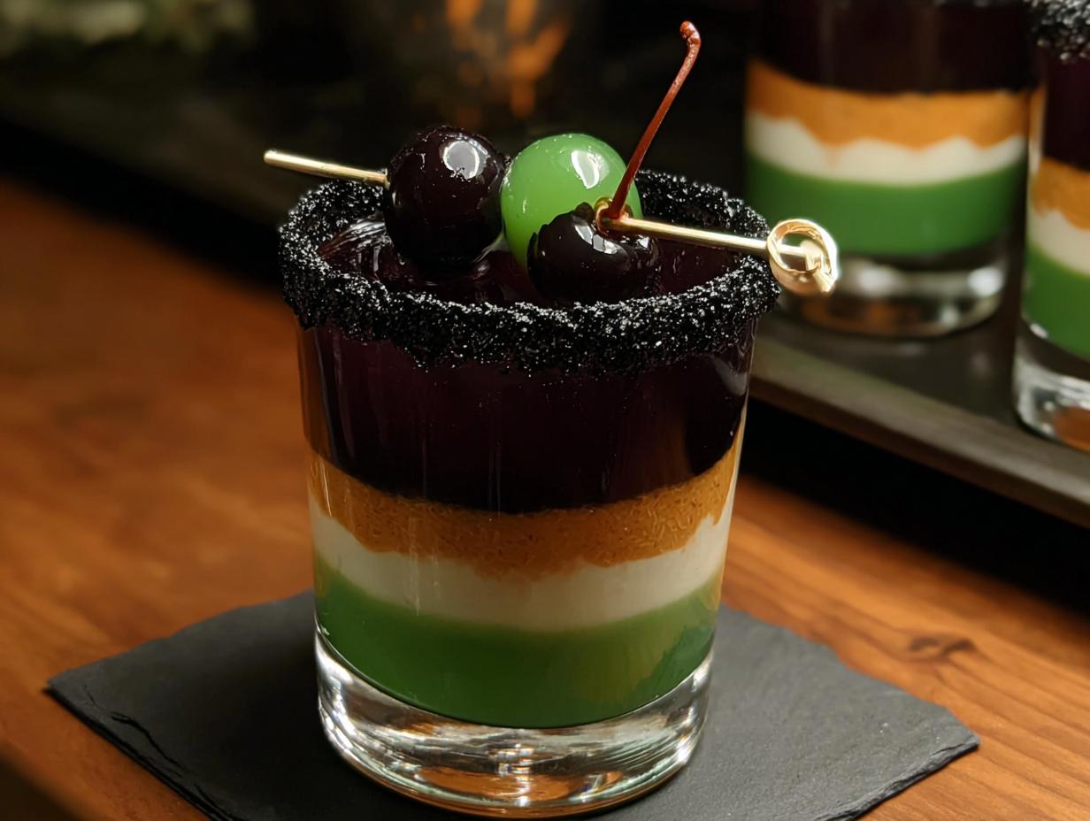 Frankensteins Lab Shots: Wicked 3-Layered Halloween Fun - Frankensteins Lab Shots - main visual representation