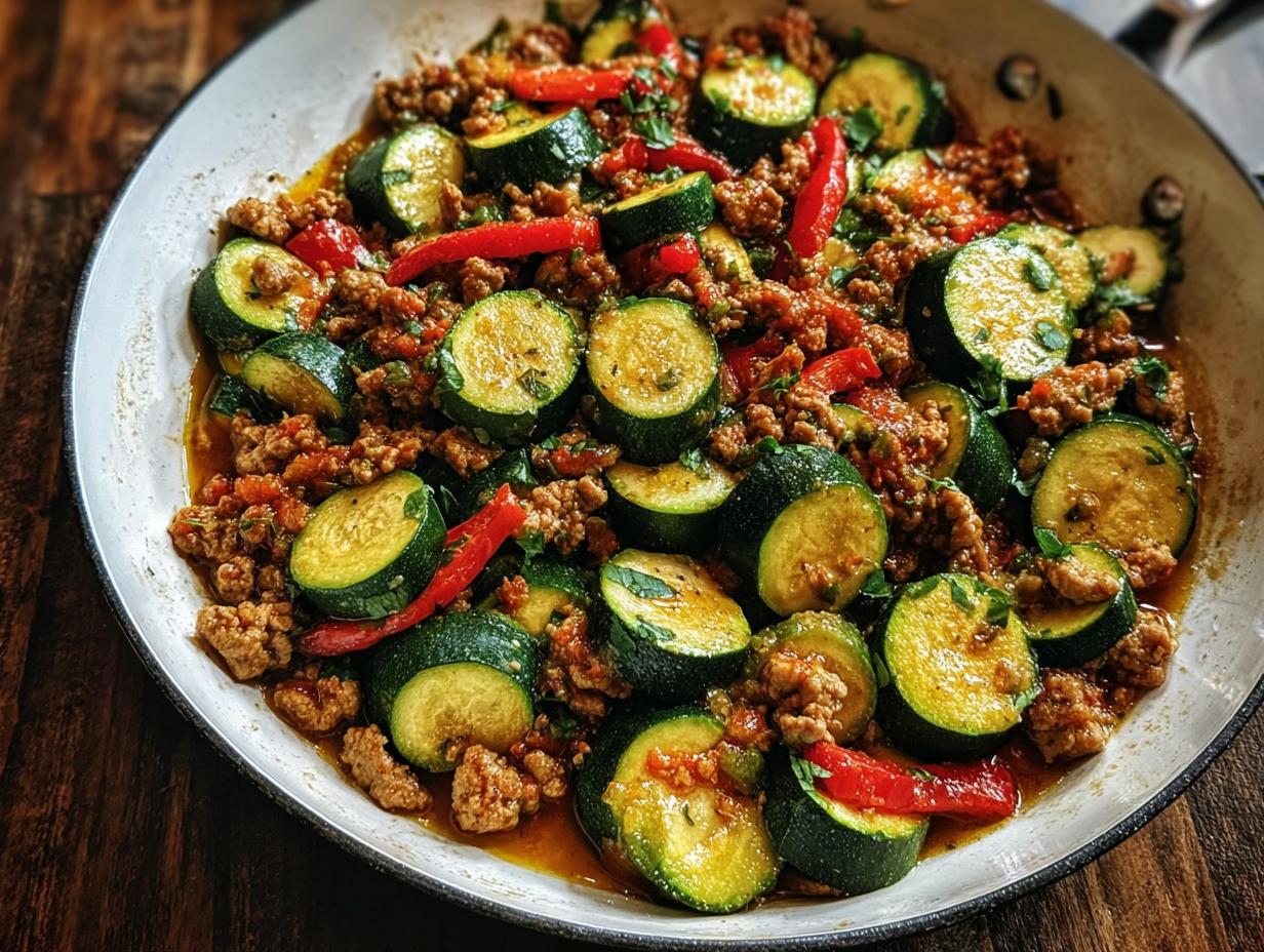 Ground Turkey Zucchini Skillet: Amazing 40-Min Meal - Ground Turkey Zucchini Skillet - additional detail