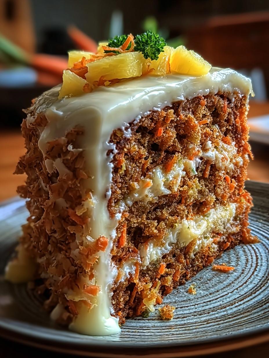Amazing Hawaiian Carrot Pineapple Cake in 2 Steps - Hawaiian Carrot Pineapple Cake - main visual representation
