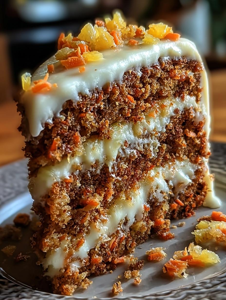 Hawaiian Carrot Pineapple Cake