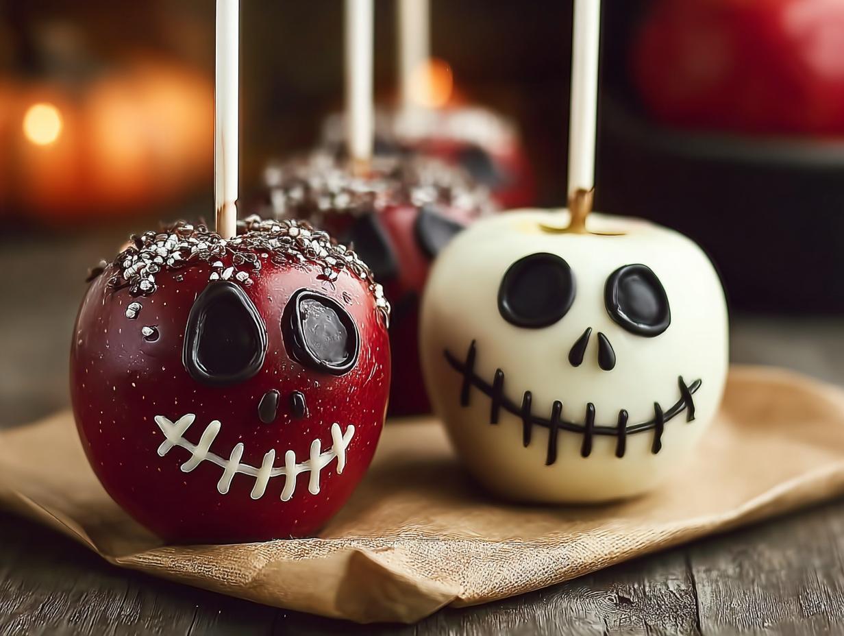 Jack Skellington Candy Apples: 6 Spooky Delights - Jack Skellington Candy Apples - main visual representation