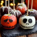 Jack Skellington Candy Apples