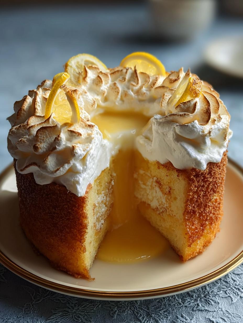 Lemon Cloud Cake Light