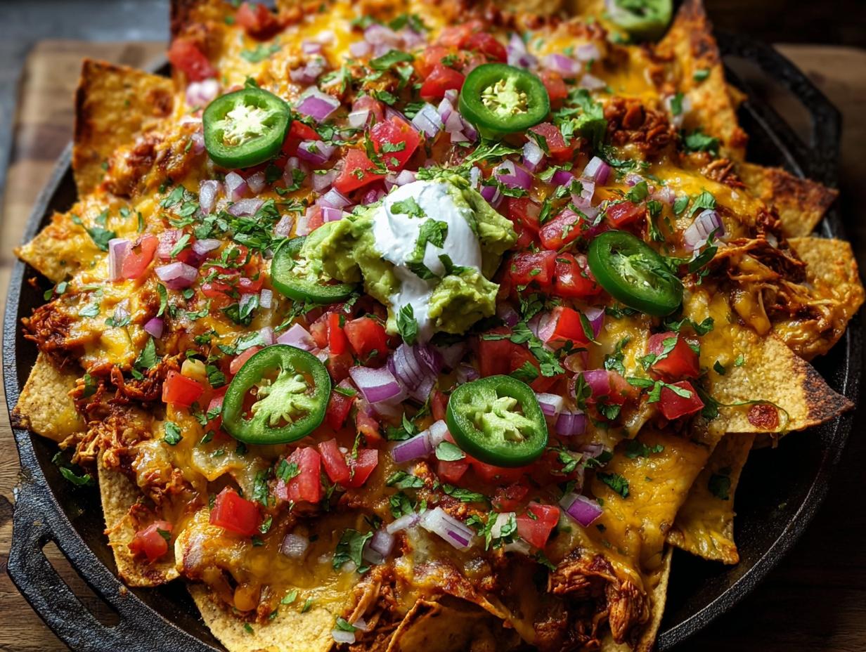 Loaded Chicken Nachos Feast: Amazing Recipe - Loaded Chicken Nachos Feast - main visual representation